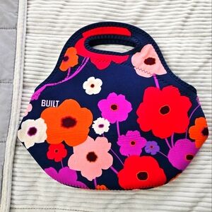 BUILT Gourmet Getaway Floral Women's Lunch Tote- Multicolor